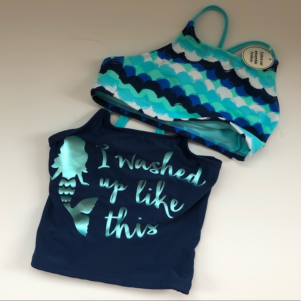 FREE (with purchase) 2 BNWT swim tops (size 6)